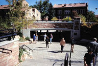 Rendering of pedestrian underpass at College and Broadway.